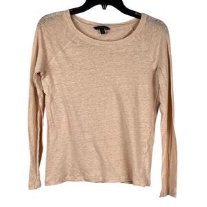 Banana Republic Pink Crew Neck Thin Sweater XS